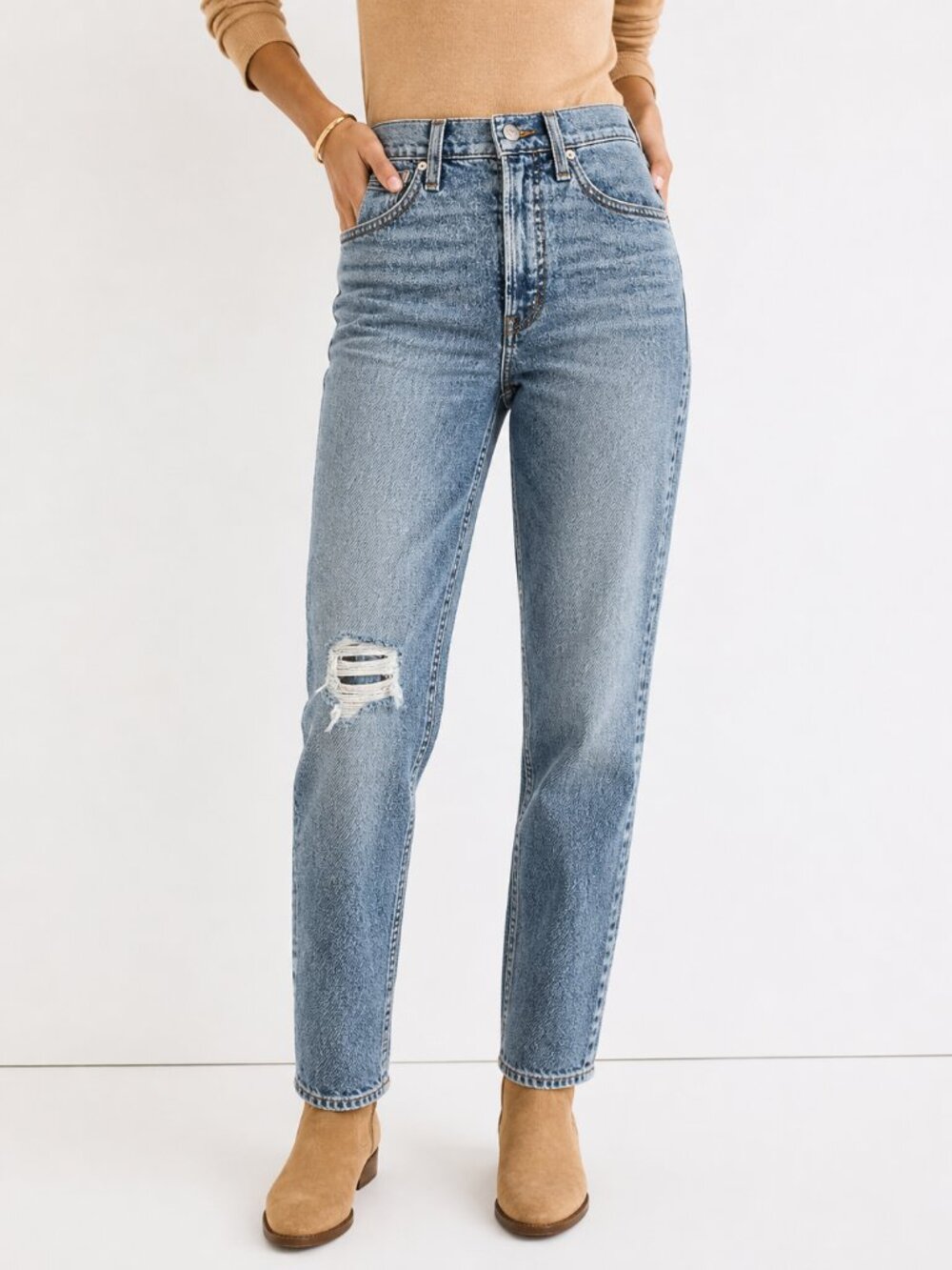 Madewell The Perfect Vintage 24 Jean in Belbury Wash: TENCEL™ Denim Edition